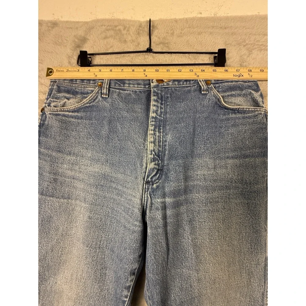 Wrangler Jeans 936PWD Cowboy Cut Slim‎ Fit Measured Fit 37x32 (Tag 38x34) Rodeo